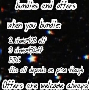 ❤Bundles and offers❤